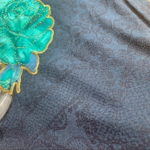 DESIGUAL BLUE FLORAL PRINT  MULTICOLOURED TUNIC - XS - Picture 13 of 16